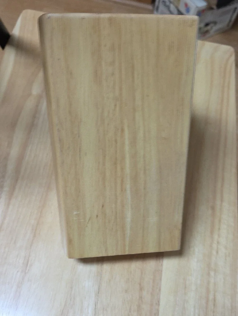 Hampton Wood Knife Block - Natural Light Oak